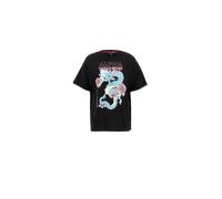 Alpha Industries Heritage Dragon Oversized T-Shirt pour femme Taille M - Noir