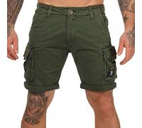 Alpha Industries Homme Crew Patch pour Shorts, Dark Olive, 33W EU