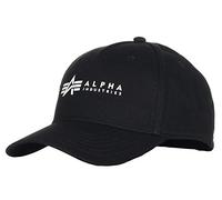 Alpha Industries Homme Unisexe Casquette De Baseball, Noir, Taille Unique EU