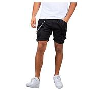 ALPHA INDUSTRIES Pantalon cargo noir / blanc, Taille 32