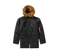 Alpha Industries, Homme, Vestes, Noir, Taille: S Parka Slimfit N3B pour froid extrême