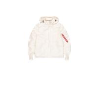 Alpha Industries Hooded Logo Puffer Doudoune pour femme Blanc