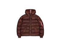 Alpha Industries Hooded Puffer Faux Down Doudoune pour homme Taille L -