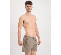Alpha Industries Hydrochromic Allover Print Swimshort Vêtements de plage pour homme Taille L - Vert olive