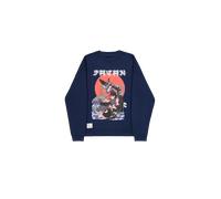 Alpha Industries Japan Warrior Sweatshirt pour homme Taille S - Bleu foncé