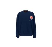 Alpha Industries Japan Wave Warrior Sweatshirt pour homme Taille L - Bleu foncé