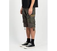 Alpha Industries Jet Camo Shorts pour homme Taille 42 - Olive Camouflage
