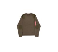 Alpha Industries Knitted Utility Sweater Tricots pour homme Taille XL - Vert olive