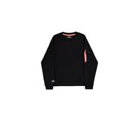 Alpha Industries Label Back Print Sweatshirt pour Homme Black M