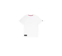 Alpha Industries Label Backprint T-Shirt pour homme Taille XS - Blanc