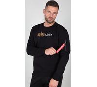 Alpha Industries Label Chandail, noir, Taille S