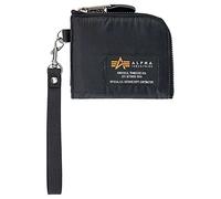 Alpha Industries Label Portefeuille Unisexe, Accessoire de Voyage Mixte, Black, Taille Unique
