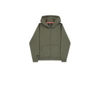 Alpha Industries Label Zip Backprint Hoodie pour homme Taille M - Vert