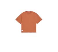 Alpha Industries Logo Code Backprint Oversized T-Shirt pour homme Taille 2XL - Marron