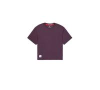 Alpha Industries Logo Code Backprint Oversized T-Shirt pour homme Taille 2XL - Prune