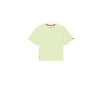Alpha Industries Logo Code Backprint Oversized T-Shirt pour homme Taille M - Vert menthe