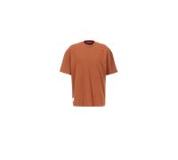 Alpha Industries Logo Code Backprint T-Shirt pour homme Taille M - Marron