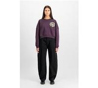 Alpha Industries Logo Sweatshirt pour femme Taille XS - Prune