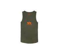 Alpha Industries Logo Tank T-Shirt / Unisexe Vert foncé XXL