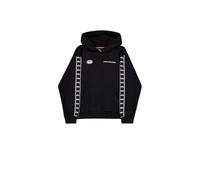 Alpha Industries Logo Track Tape Hoodie pour Homme Black 3XL