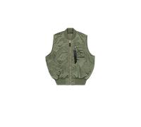 Alpha Industries MA-1 Base Vest Veste bombers pour homme Taille L - Vert olive