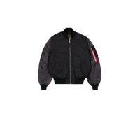 Alpha Industries MA-1 Camo Back Embroidery Veste bombers pour homme Taille XL - Noir