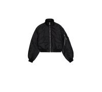 Alpha Industries MA-1 Cropped Loose Veste bombers pour femme Taille M - Noir