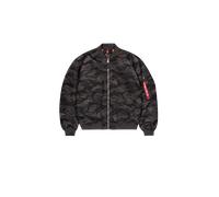 Alpha Industries MA-1 CS Camo Veste bombers pour homme Taille M - Noir Camouflage