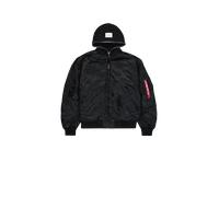 ALPHA INDUSTRIES Veste mi-saison 'MA-1 D-Tec Studio LW' rouge / noir / blanc, Taille L