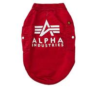 Alpha Industries MA-1 Dog Jacket Backprint RBF Red M