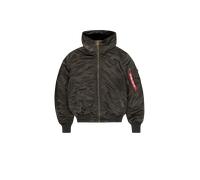 Alpha Industries MA-1 Hooded Veste bombers pour homme Taille M - Vert foncé