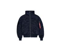 Alpha Industries MA-1 Hooded Veste bombers pour homme Taille S - Bleu