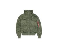 Alpha Industries MA-1 Hooded Veste bombers pour homme Taille S - Vert olive
