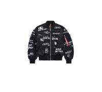 Alpha Industries MA-1 Peace Veste bombers pour homme Taille 3XL - Noir