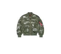 Alpha Industries Ma-1 Peace Bomber Jacket Vert 3XL Homme