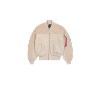 Alpha Industries MA-1 Teddy Veste bombers pour homme Taille M - Beige