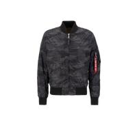 Alpha Industries MA-1 TT Camo Light Veste bombers pour homme Taille S - Noir Camouflage