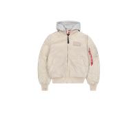 Alpha Industries MA-1 TT Hood Cold Weather Veste bombers pour homme Taille M - Beige
