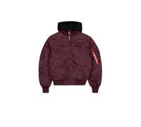 Alpha Industries MA-1 TT Hood Cold Weather Veste bombers pour homme Taille S - Rouge