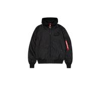 Alpha Industries MA-1 TT Hood Light Slim Veste bombers pour homme Taille L - Noir