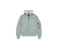 Alpha Industries MA-1 TT Hood Light Veste bombers pour homme Taille 3XL - Bleu