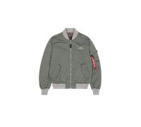 Alpha Industries MA-1 TTC Light Slim Veste bombers pour homme Taille 2XL - Vert vintage/Argent