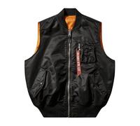 Alpha Industries - Ma-1 Vest (Heritage) - Homme - Vestes - Noir - Taille: XL