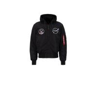 Alpha Industries MA-1 VF Hood Dark Side Veste bombers pour homme Taille M - Noir