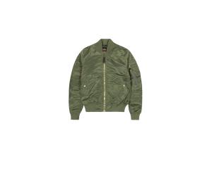 Alpha Industries MA-1 VF Light Veste bombers pour femme Taille M - Vert olive/Or