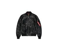 Alpha Industries MA-1 VF Vegan Leather Light Veste bombers pour homme Taille M - Noir