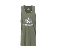 ALPHA INDUSTRIES Maillot de corps olive / blanc, Taille S