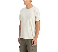 Alpha Industries T-shirt Basic Small Logo pour homme Blanc Taille L