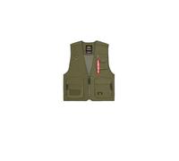 Alpha Industries Mesh Utility Gilet pour homme Dark Olive M