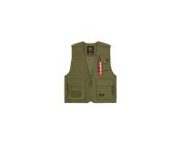 Alpha Industries Mesh Utility Vest Gilet pour homme Taille S - Vert